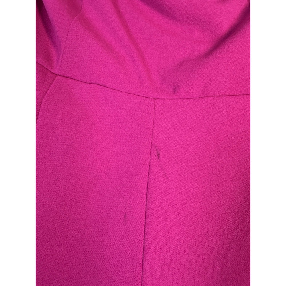 Bebe Pink Jumpsuit Womens Medium Wide Leg Spaghetti Strap Fuchsia NWT Read - Picture 7 of 16